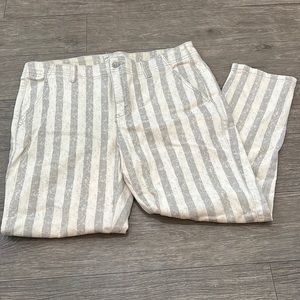 Free People striped jeans